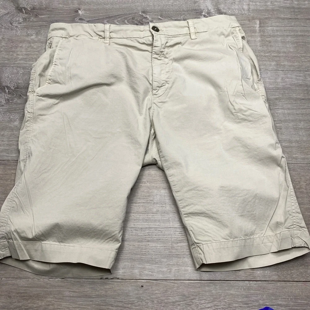 Mason's Chino Shorts Mens 52 Beige Cotton Stretch Forte dei Marmi Casual